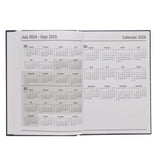 Premto A5 Page A Day Academic Diary 2024-2025 - Admiral Blue