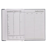 Premto A5 Page A Day Academic Diary 2024-2025 - Caterpillar Green