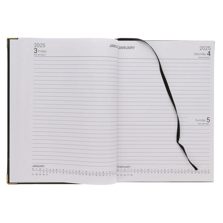 Concept 2025 A4 Diary Page A Day - Navy