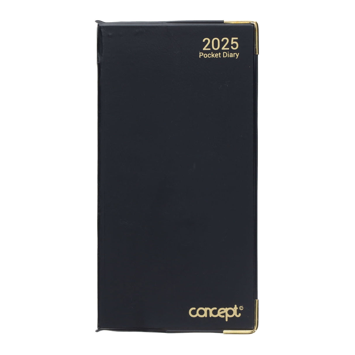 Concept 2025 Week To View Executive Slim Diary - Black