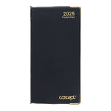 Concept 2025 Week To View Executive Slim Diary - Black