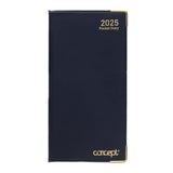 Concept 2025 Week To View Executive Slim Diary - Navy