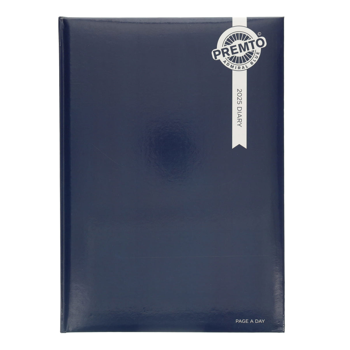 Premto 2025 A4 Page A Day Diary - Admiral Blue