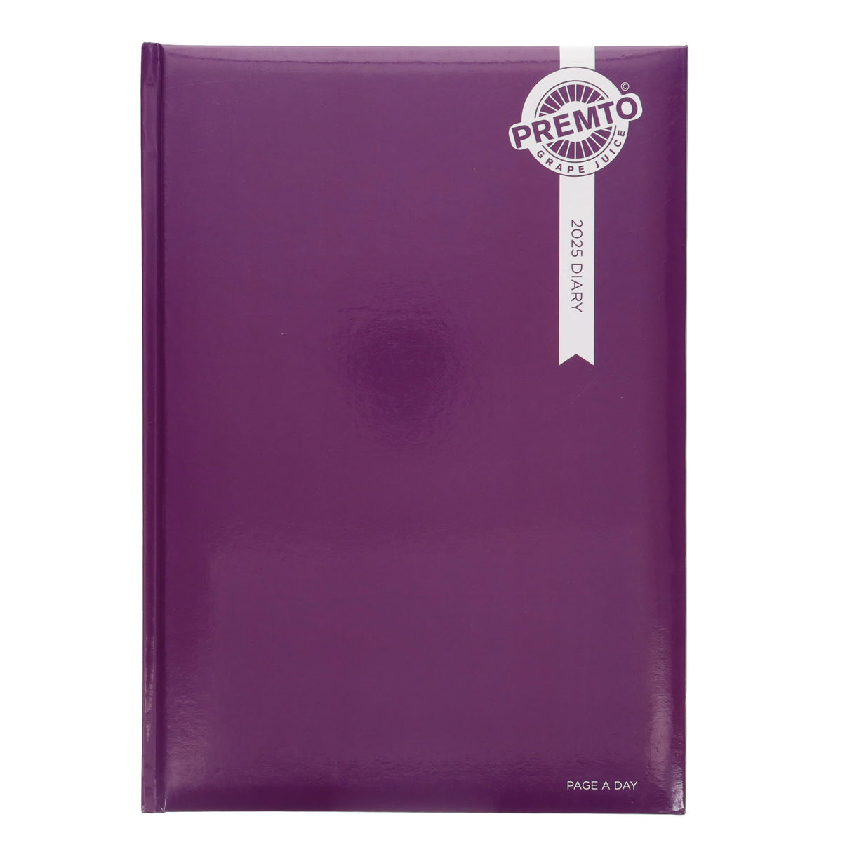 Premto 2025 A4 Page A Day Diary - Grape Juice