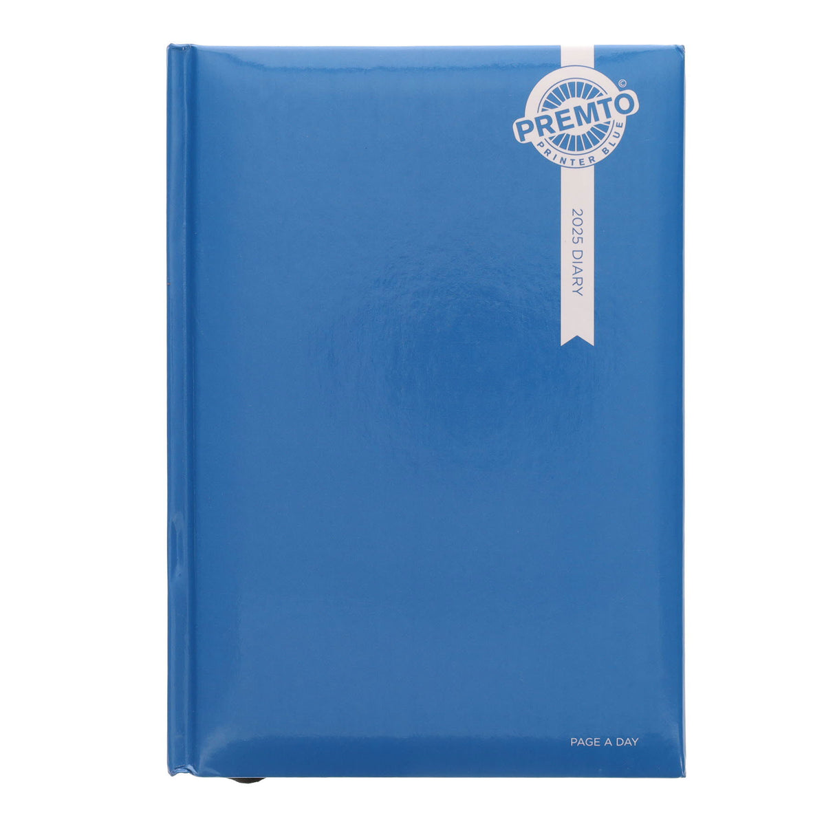 Premto 2025 A5 Page A Day Diary - Printer Blue