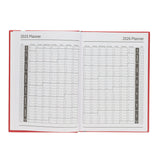 Premto A5 Week To View Academic Diary 2025-2026 - Caterpillar Green