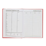 Premto A5 Week To View Academic Diary 2025-2026 - Caterpillar Green