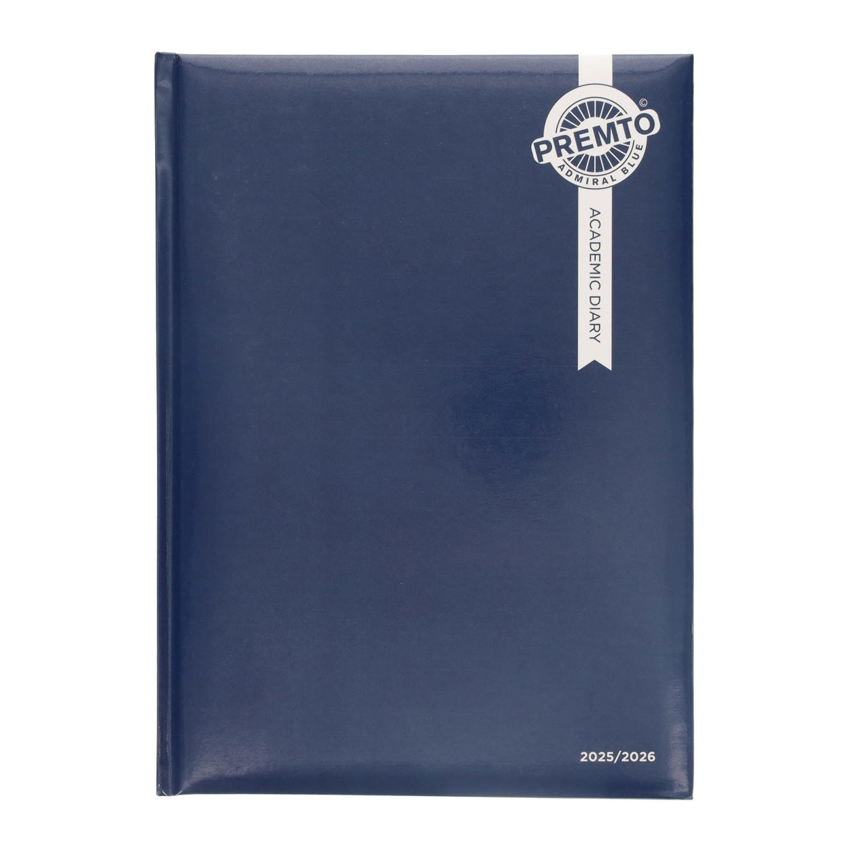 Premto A4 Page A Day Academic Diary 2025-2026 - Admiral Blue