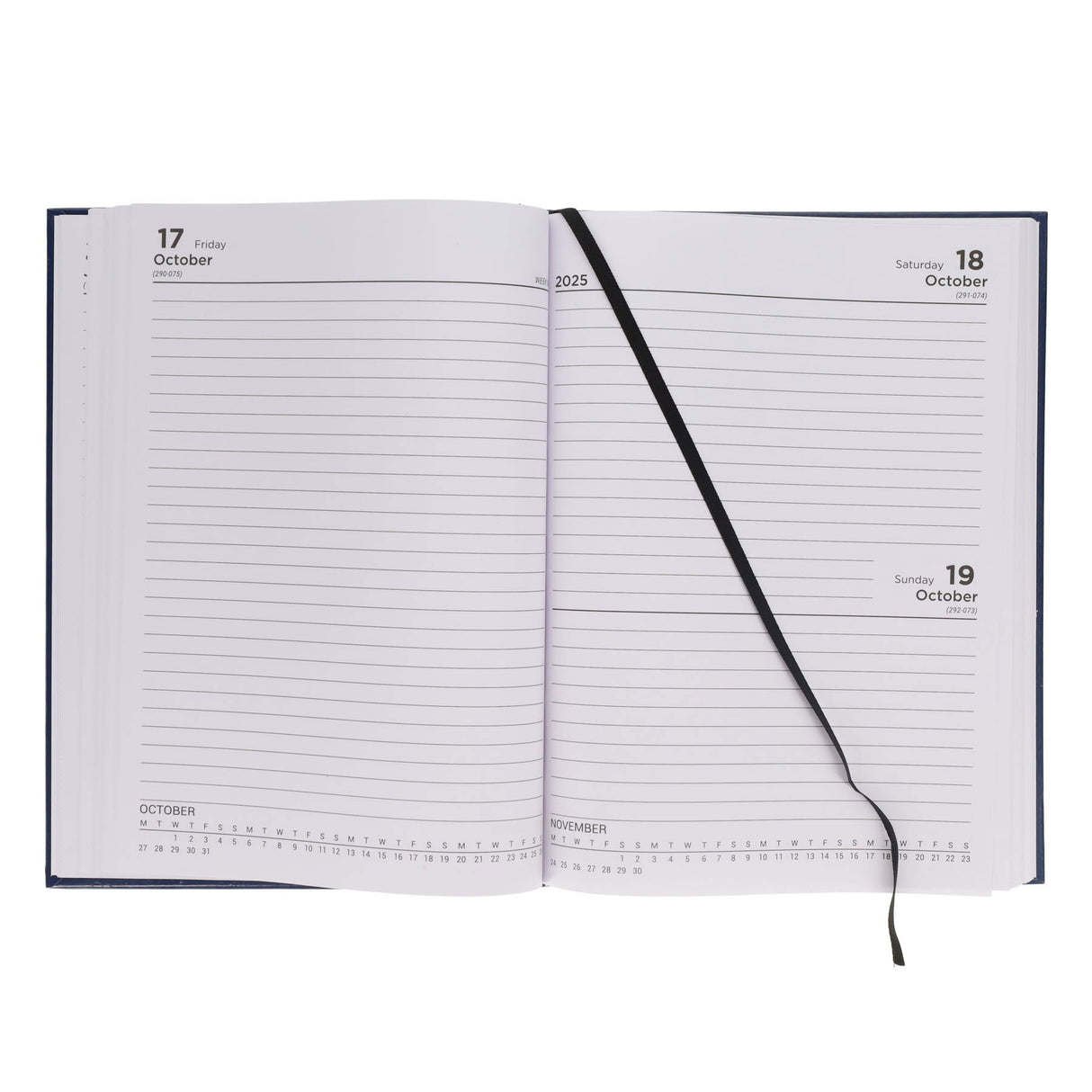 Premto A4 Page A Day Academic Diary 2025-2026 - Caterpillar Green