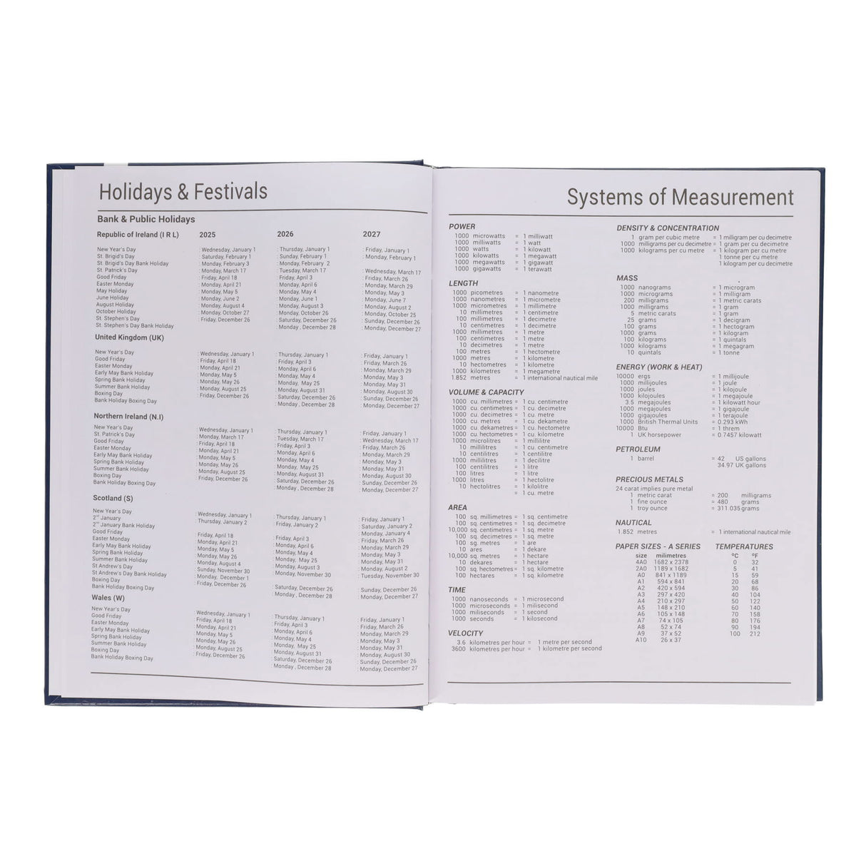 Premto A4 Page A Day Academic Diary 2025-2026 - Grape Juice
