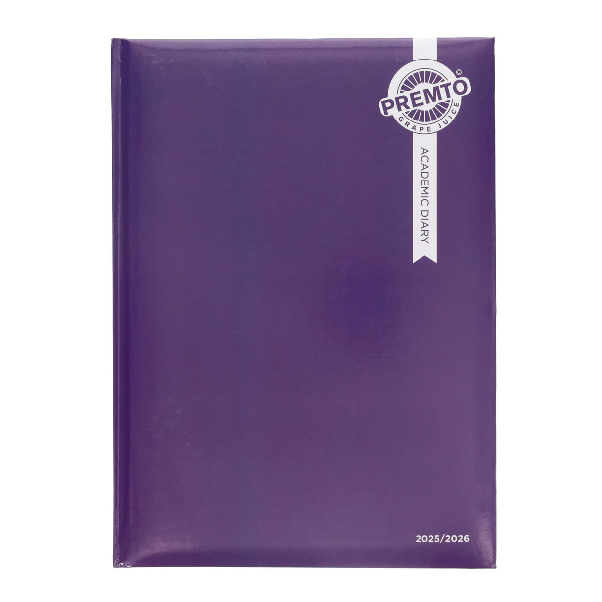 Premto A4 Page A Day Academic Diary 2025-2026 - Grape Juice