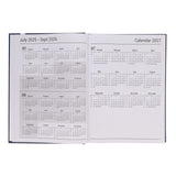 Premto A4 Page A Day Academic Diary 2025-2026 - Printer Blue