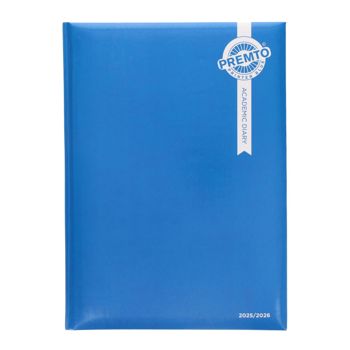 Premto A4 Page A Day Academic Diary 2025-2026 - Printer Blue