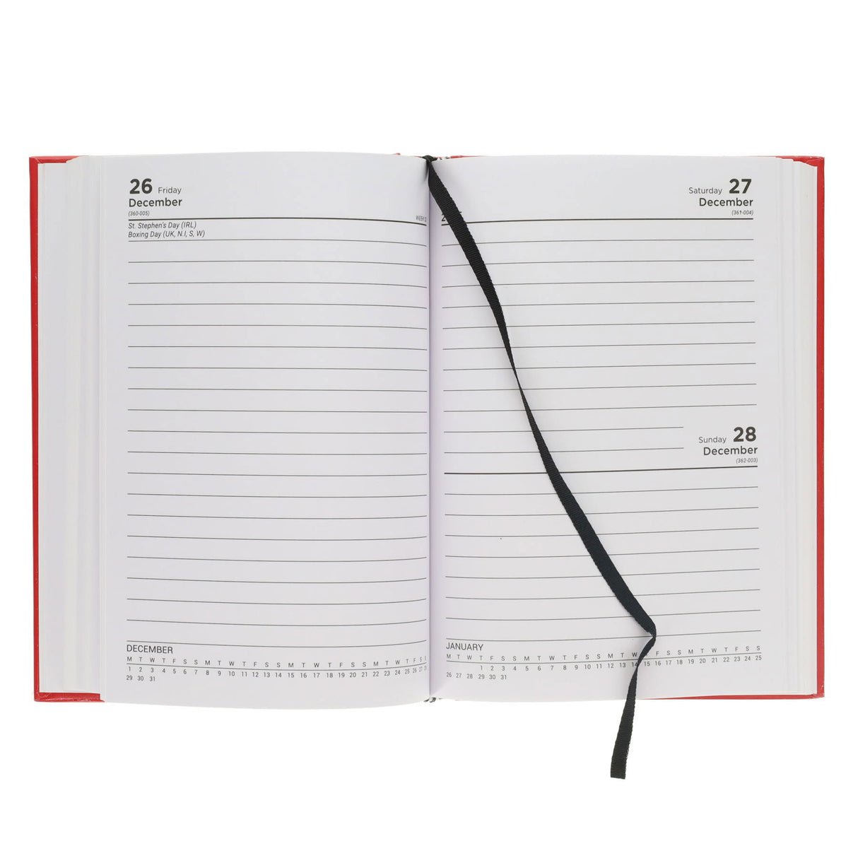 Premto A5 Page A Day Academic Diary 2025-2026 - Grape Juice