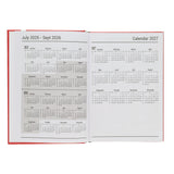 Premto A5 Page A Day Academic Diary 2025-2026 - Grape Juice