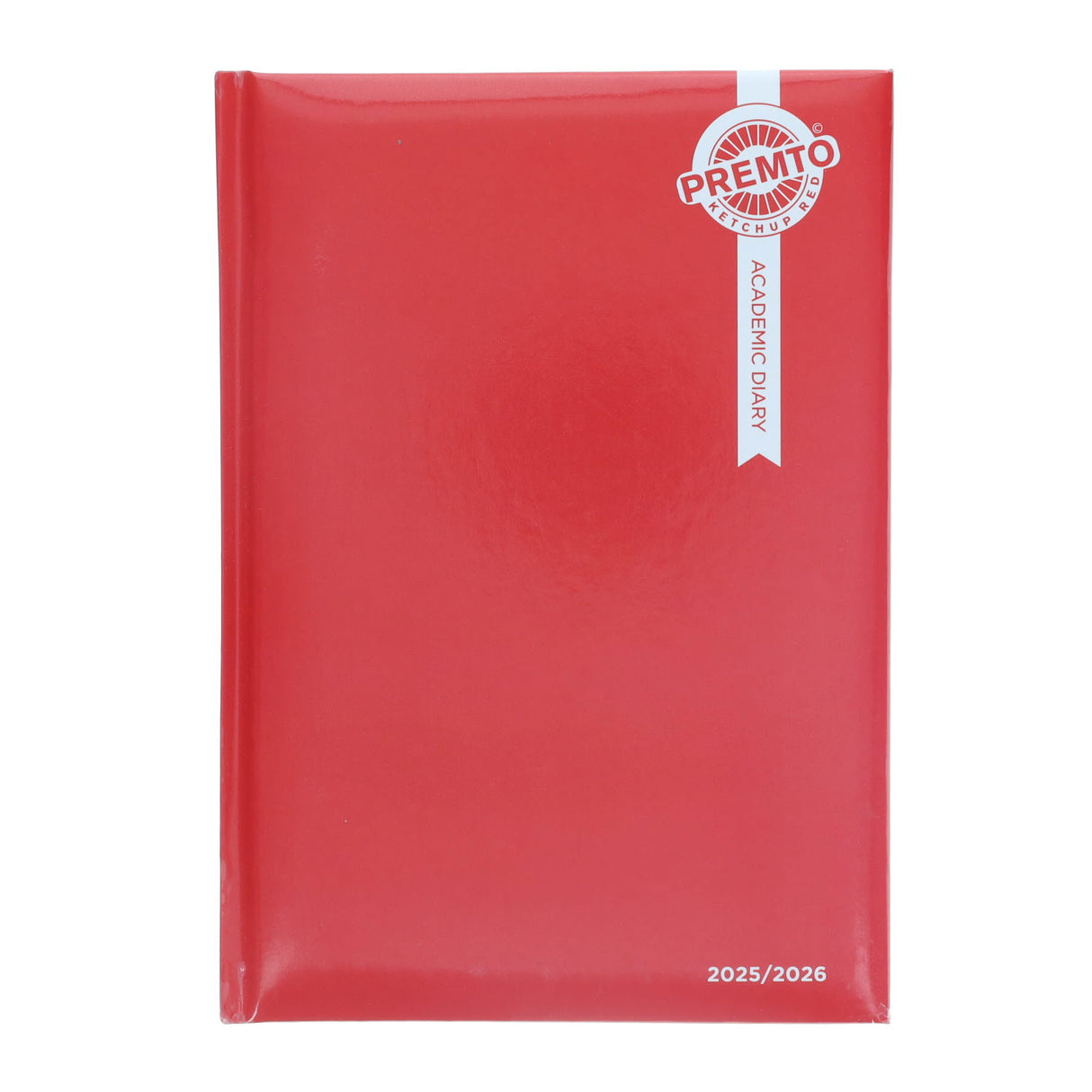 Premto A5 Page A Day Academic Diary 2025-2026 - Ketchup Red