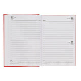 Premto A5 Page A Day Academic Diary 2025-2026 - Ketchup Red