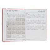 Premto A5 Page A Day Academic Diary 2025-2026 - Printer Blue