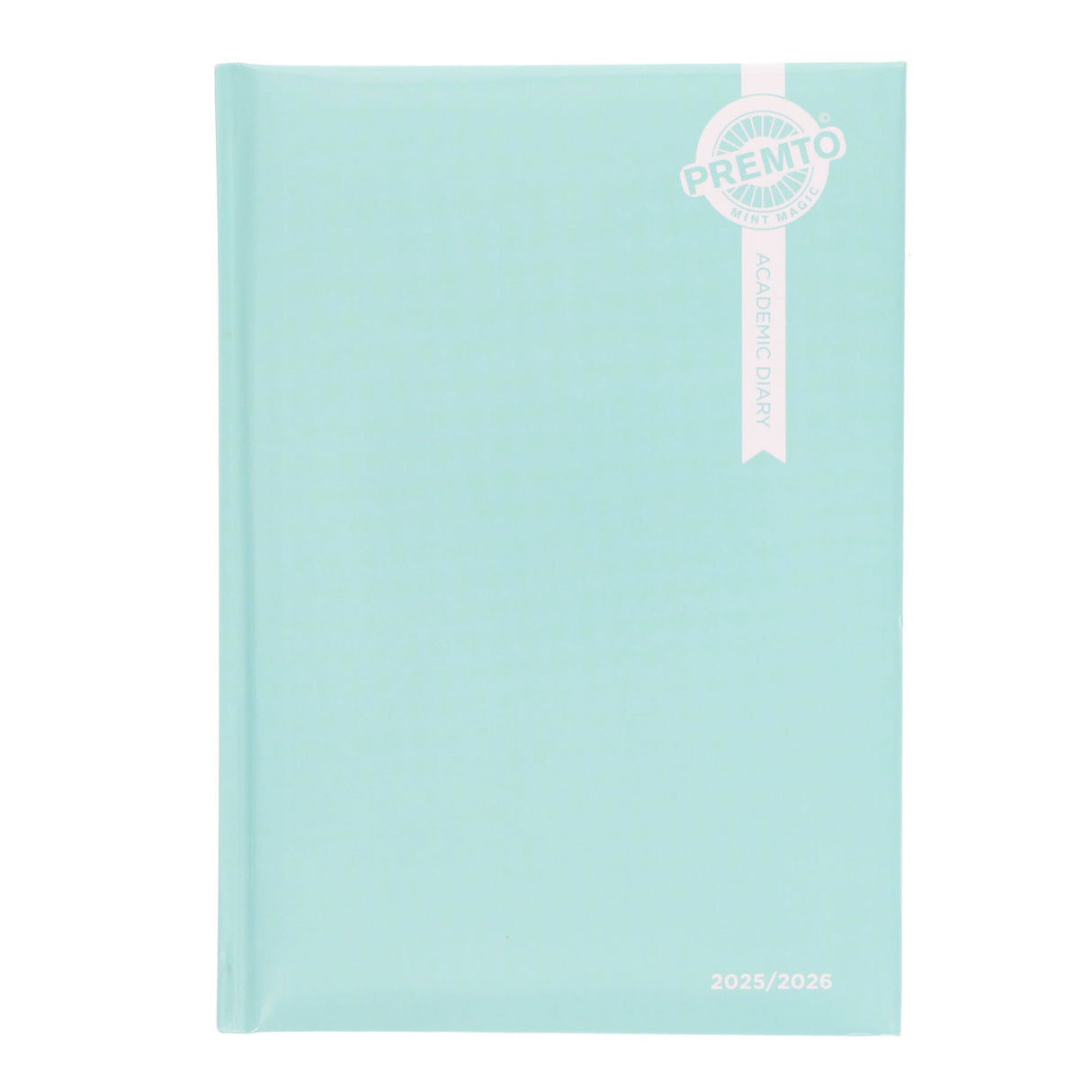Premto A5 Page A Day Academic Diary 2025-2026 - Mint Magic