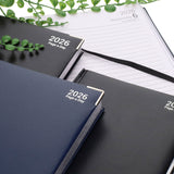Concept 2026 A4 Diary Page A Day - Black