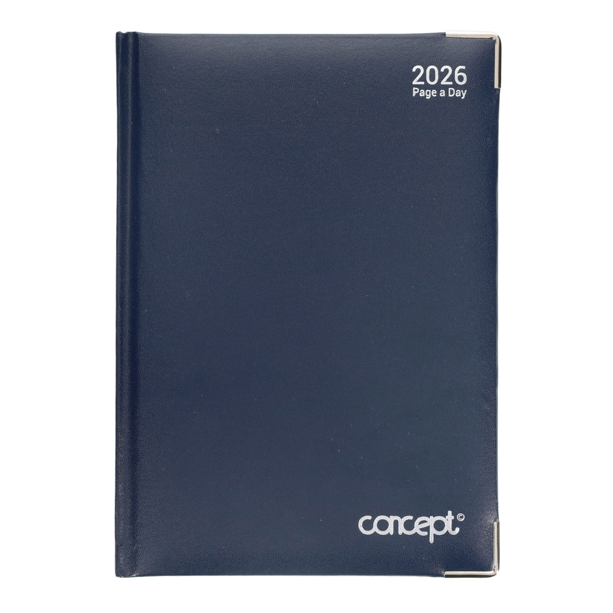 Concept 2026 A5 Diary Page A Day - Navy