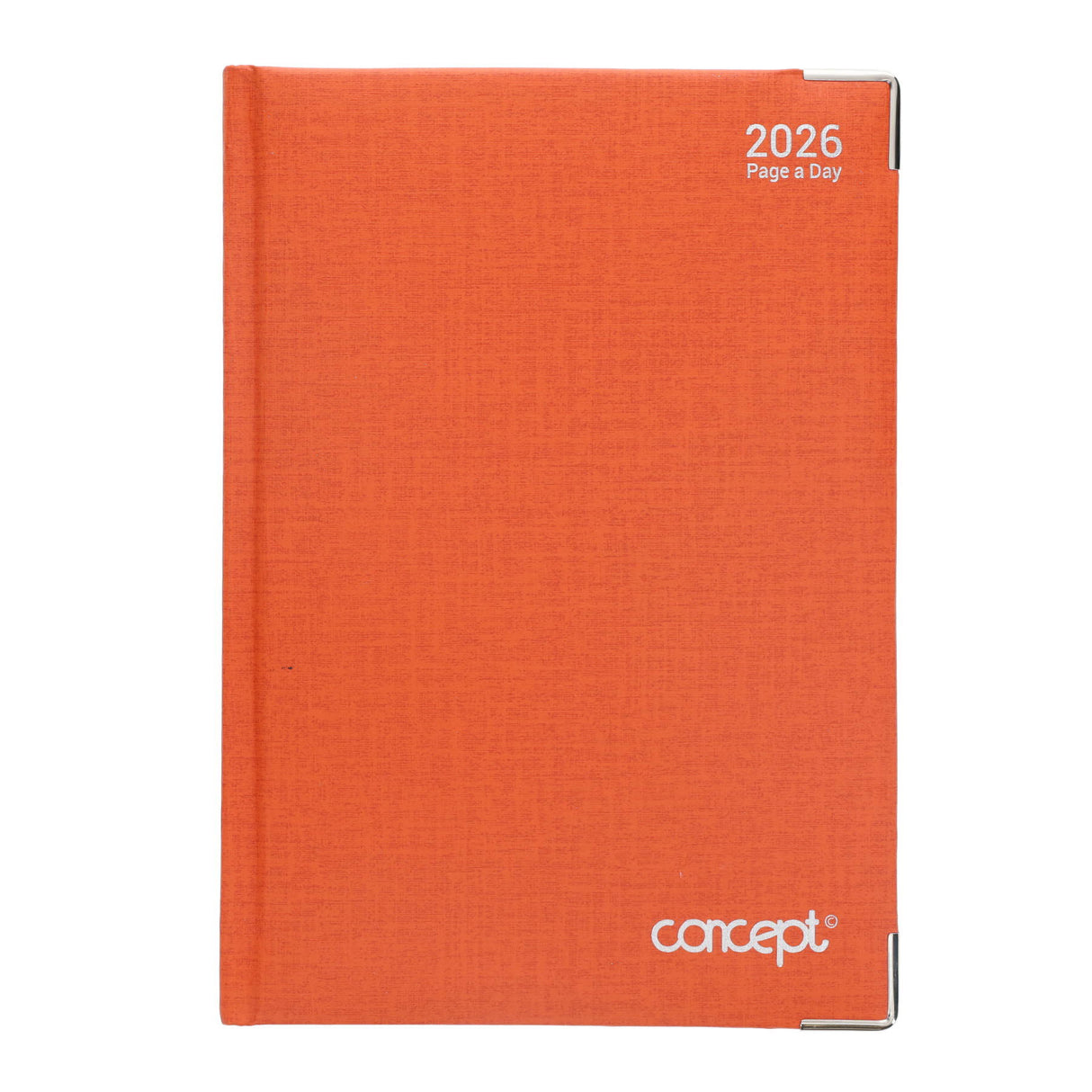 Concept A5 2026 Page A Day Diary - Orange