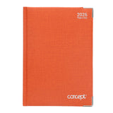 Concept A5 2026 Page A Day Diary - Orange