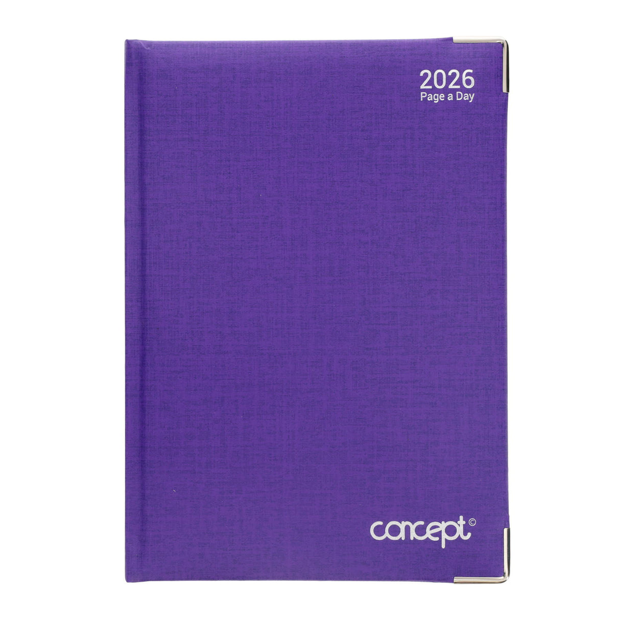 Concept A5 2026 Page A Day Diary - Purple