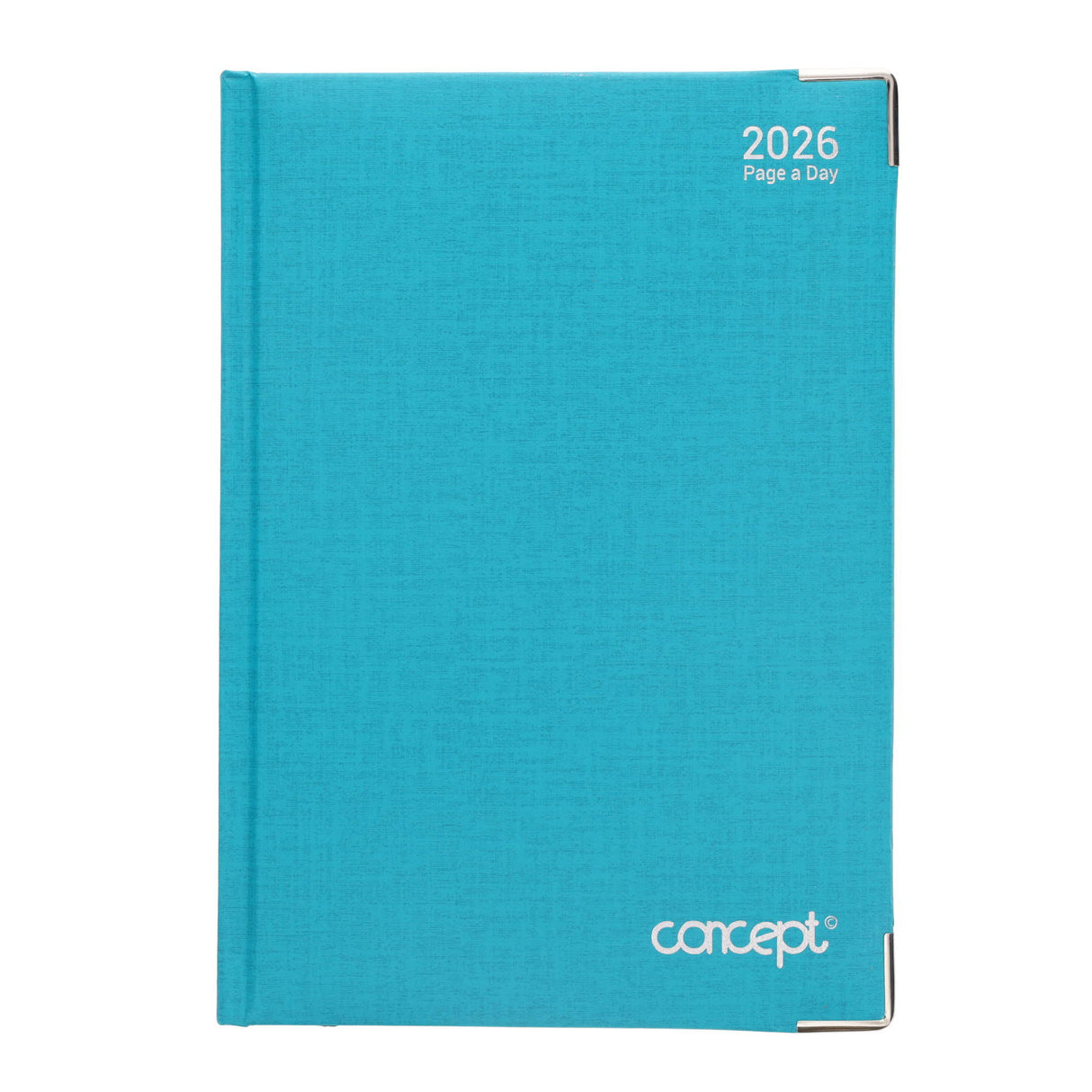 Concept A5 2026 Page A Day Diary - Turquoise