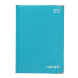 Concept A5 2026 Page A Day Diary - Turquoise