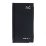Concept Executive Slim Diary 2026 Week To View - Black