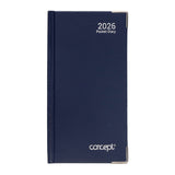 Concept Executive Slim Diary 2026 Week To View - Navy