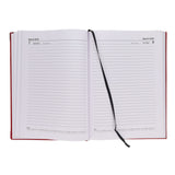 Concept 2026 A4 Page A Day Desk Diary - Red