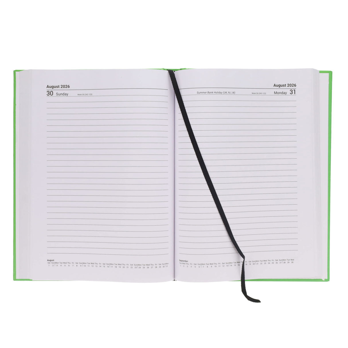 Premto 2026 A4 Page A Day Diary - Ketchup Red