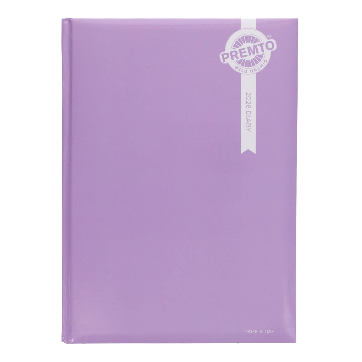 Premto Pastel 2026 A4 Page A Day Diary - Wild Orchid