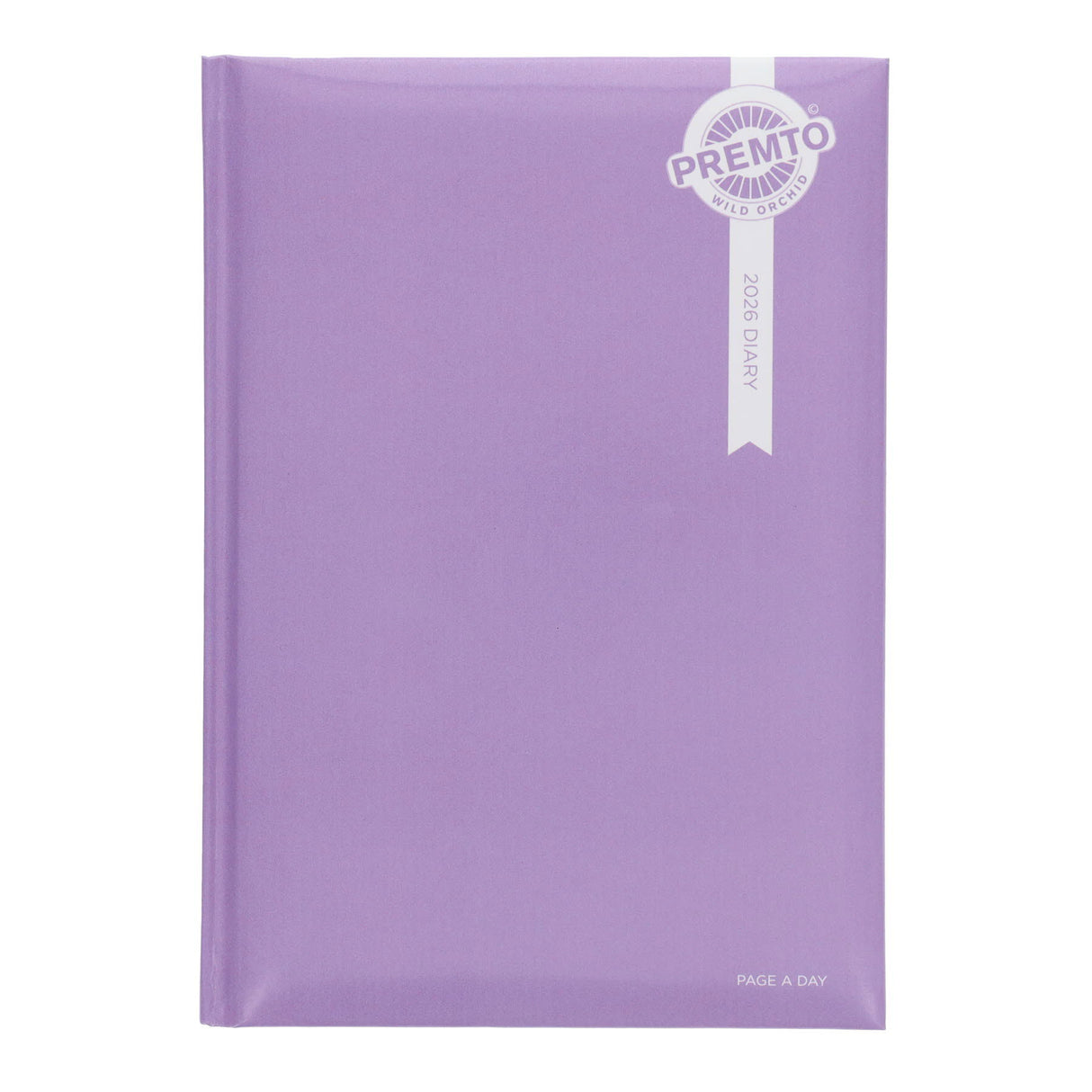 Premto Pastel 2026 A5 Page A Day Diary - Wild Orchid