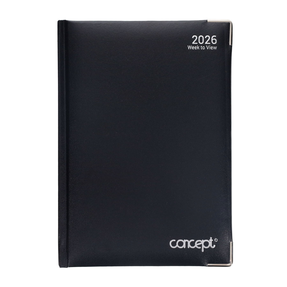 Concept A5 2026 Week To View Diary - Black