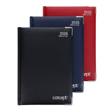 Concept A5 2026 Week To View Diary - Red
