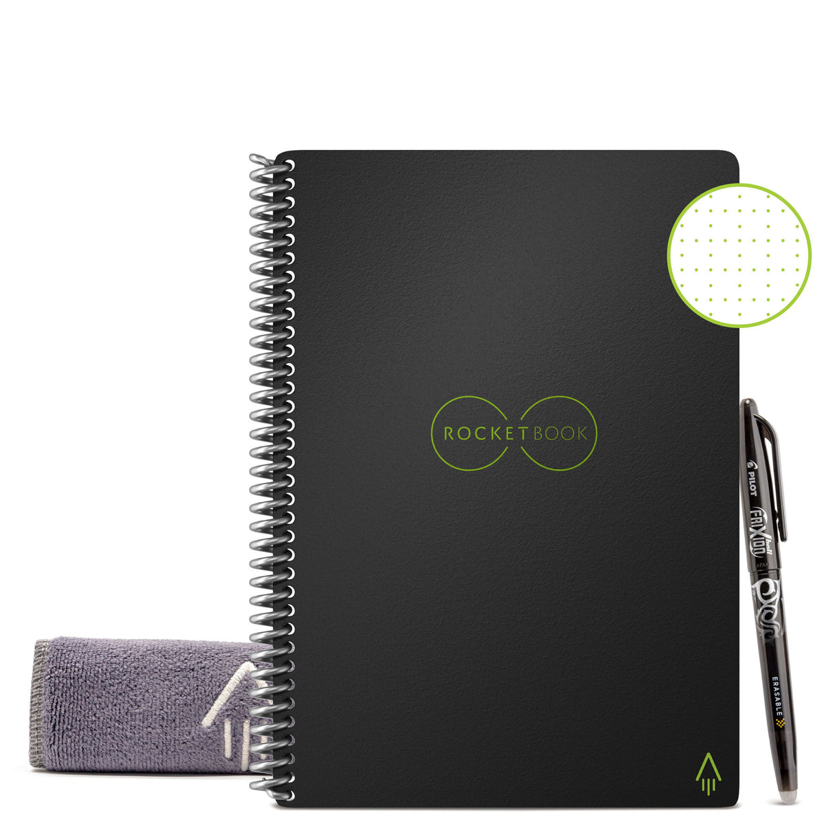 BIC A5 Rocketbook Core Executive Dotted - Black - 36 Pages