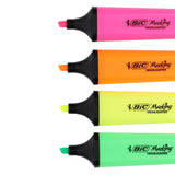 BIC Flat Highlighter - Neon - Pack of 5