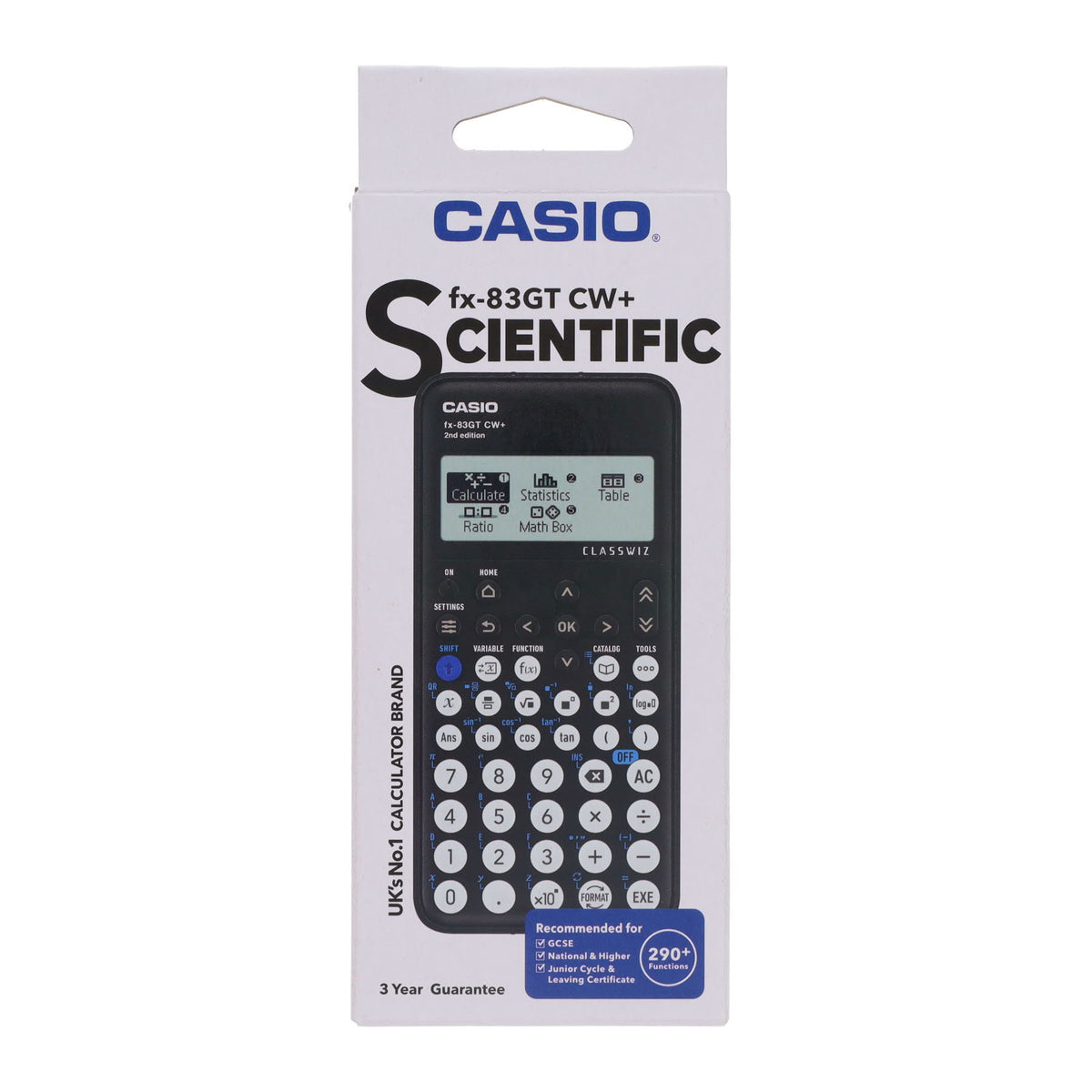 Casio Fx-83Gtcw Scientific Calculator - Black