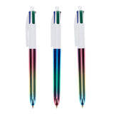 BIC 4 Colour Ballpoint Pens Gradient Design - Pack of 3-Ballpoint Pens-BIC | Buy Online at Stationery Shop