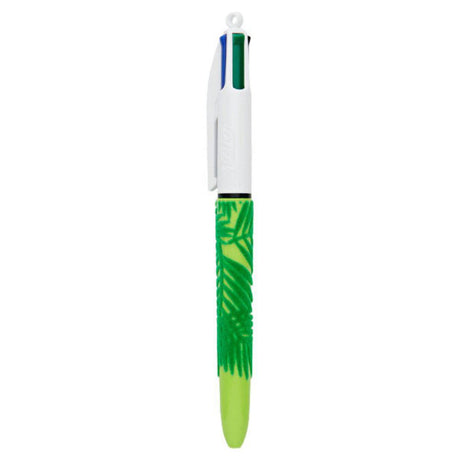 BIC 4 Colour Velours Ballpoint Pen - Jungle - Pack of 3