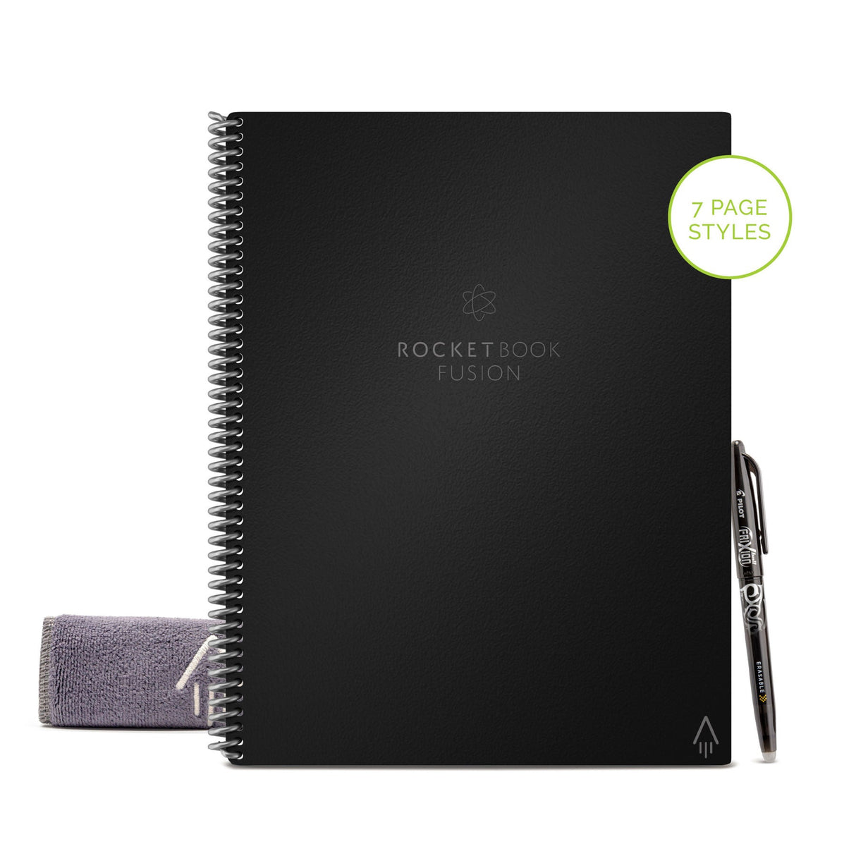 BIC A4 Rocketbook Fusion Letter - Black - 42 Pages-A4 Notebooks-BIC | Buy Online at Stationery Shop