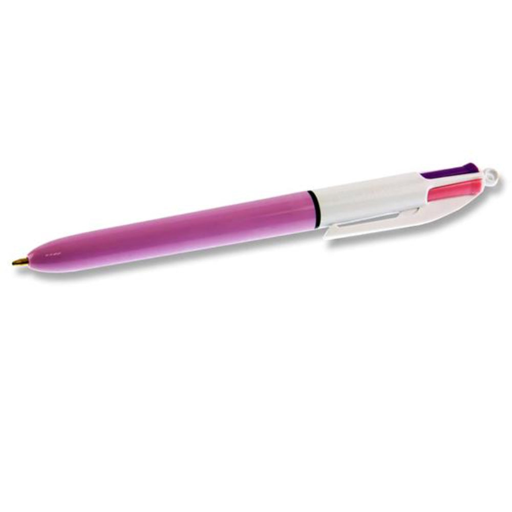 BIC Cristal Ballpoint Pens - 4 Colours - Fun - Pack of 3 | Stationery Shop UK