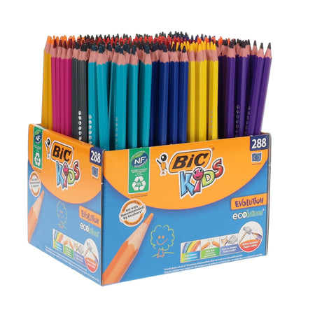BIC Kids Evolution Colouring Pencils - Box of 288 | Stationery Shop UK