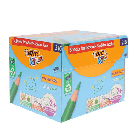 BIC Kids Evolution Triangular Colouring Pencils - Box 216