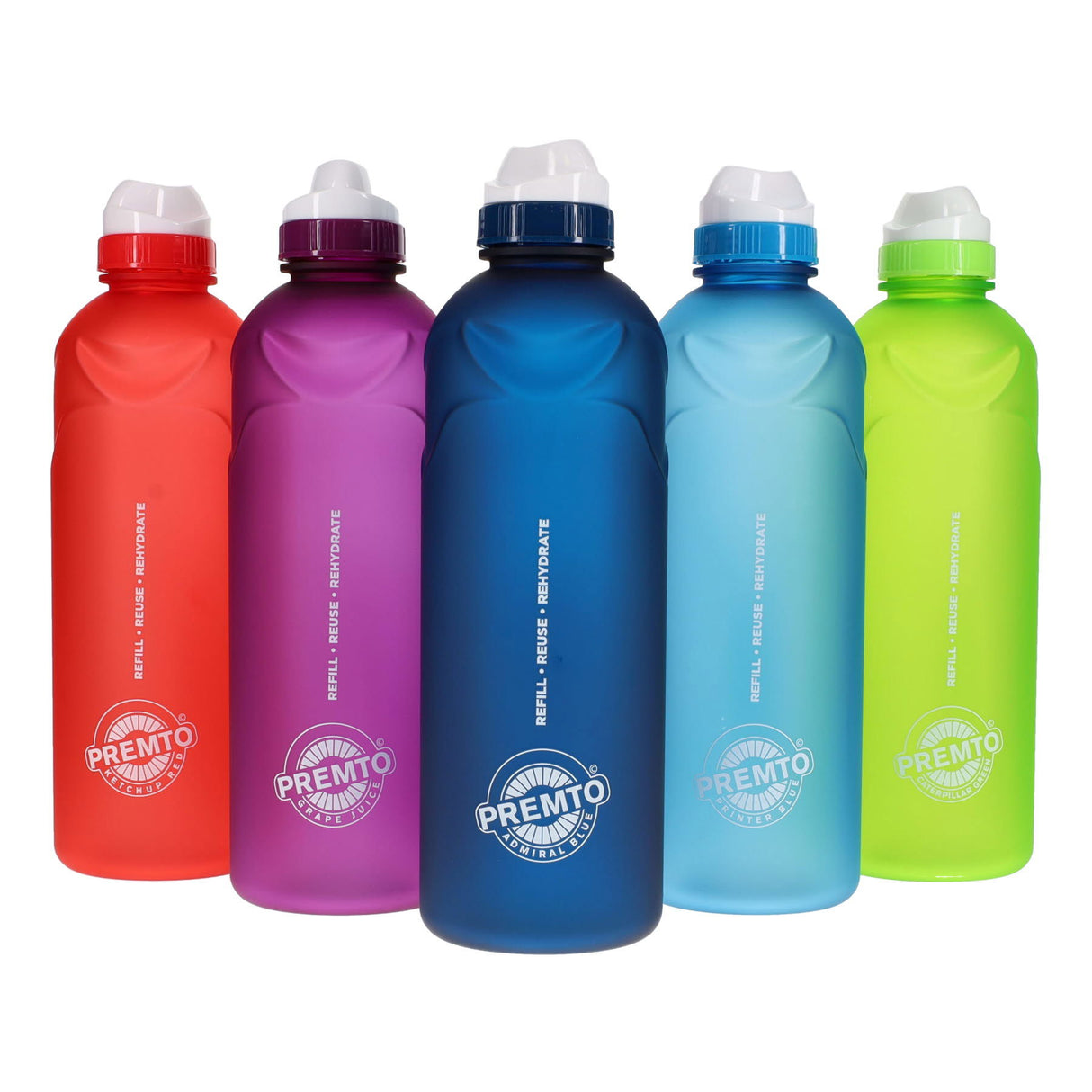 Premto Multipack | 750ml Stealth Soft Touch Bottle - Pack of 5