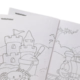 World of Colour A4 Perforated Colouring Book - 96 Pages -The World Around Us