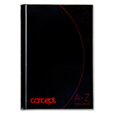 Concept A6 A-Z Index Book - 192 Pages
